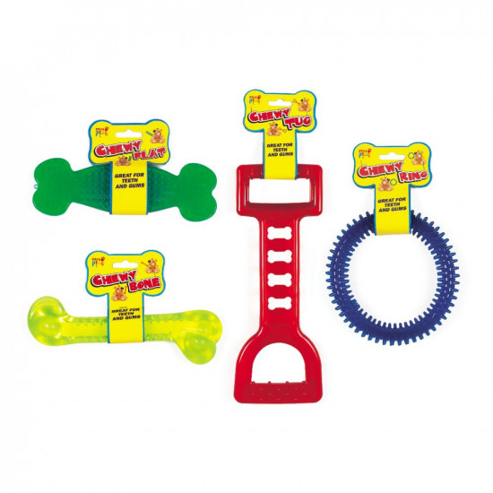PVC CHEWY TOYS ASSORTED  PAP1040