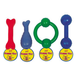 RUBBER DOG TOY   PAP1042                