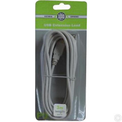 PIFCO USB EXTENSION LEAD 3M