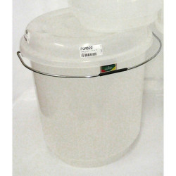 CLEAR BUCKET WITH LID NO 20  POM022     