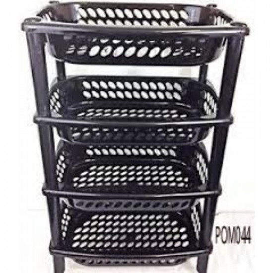 4 TIER VEGETABLE TROLLEY POM044