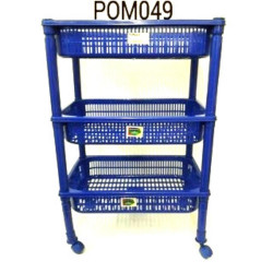 RECT. VEGETABLE RACK (3TIER)   POM049   