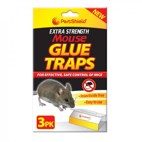 MOUSE TRAP GLUE BOARDS 3PK