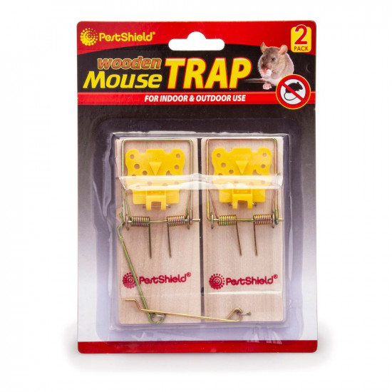 WOODEN MOUSE TRAP 2PACK