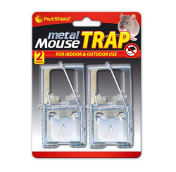 METAL MOUSE TRAPS 2PK  PS1003