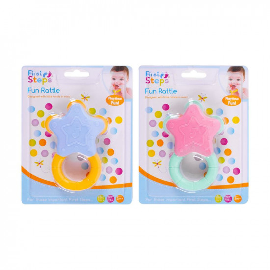 FIRST STEPS STAR FUN RATTLE  PS682