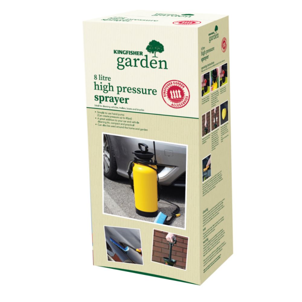KINGFISHER 8L HIGH PRESSURE SPRAYER