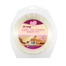 CAKE TIN LINERS 30s18X18X6CM  QC1259A