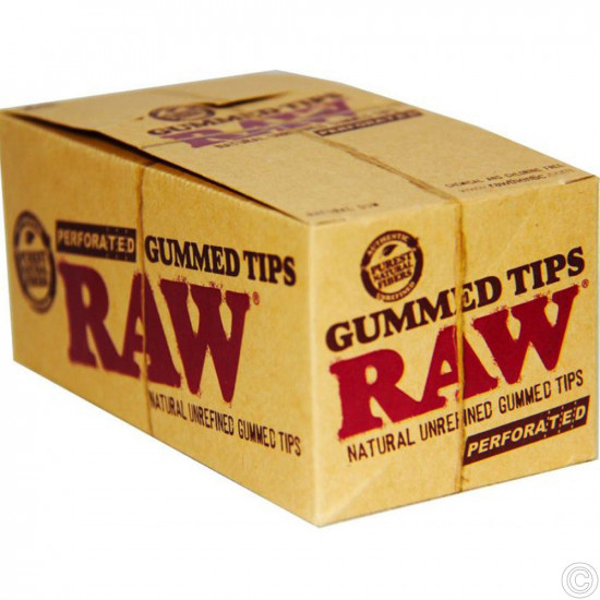 RAW GUMMED TIPS PERFORATED 24's