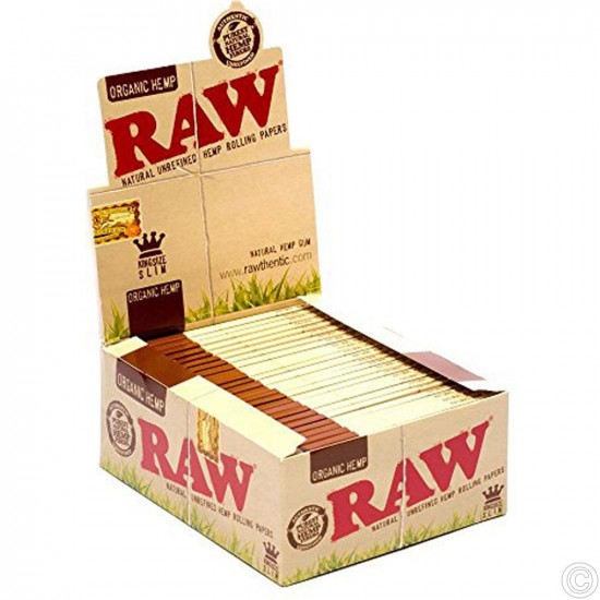 RAW ORGANIC KINGSIZE SLIM PAPER 50s