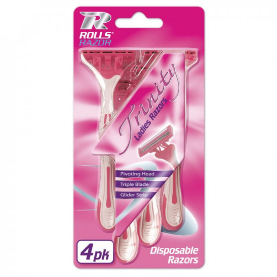 TRINITY LADIES RAZORS  4PK  RR1016