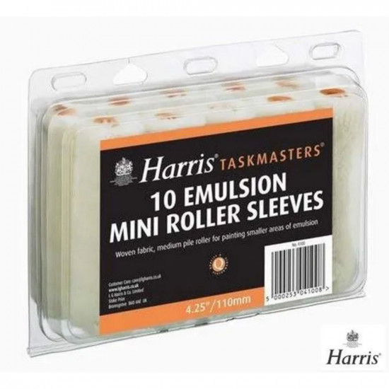 10 MINI EMULSION ROLLER SLEEVES RS110S