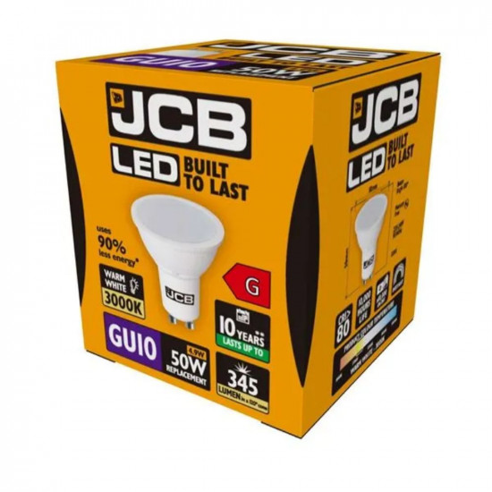 JCB LED GU10 BULB =50W (WW) S10963