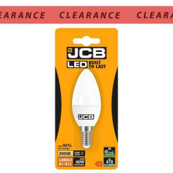 JCB LED CANDLE BULB 6W=40W (BLISTER)    