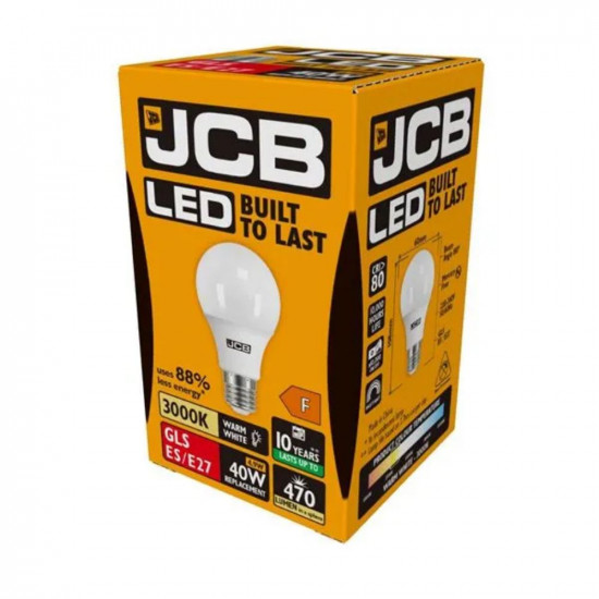 JCB LED GLS BULB =40W (WW/ES) S10986