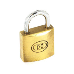 63MM TRI BRASS PADLOCK   S1177          