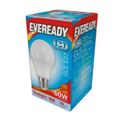 EVEREADY LED GLS BULB 8.2W=60W *5PK*    