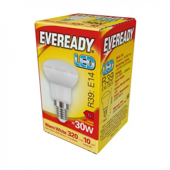 EVEREADY LED R39 BULB 4W=30W *EACH*