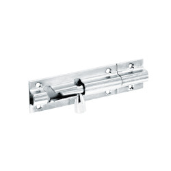 CHROME DOOR BOLT 100MM   S1535