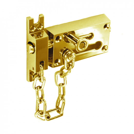 SECURIT DOOR CHAIN & BOLT S1636