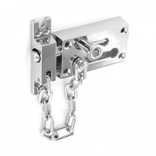 SECURIT DOOR CHAIN & BOLT S1637