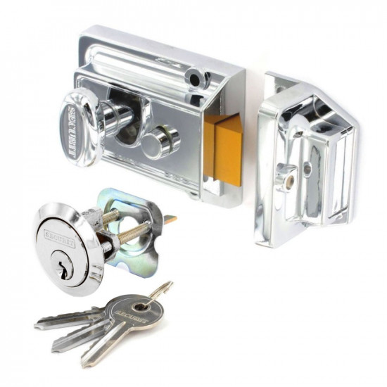 CHROME STANDARD NIGHTLATCH   S1742