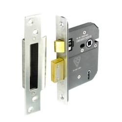 75MM 5LEVER SASH LOCK S/STEEL  S1782    