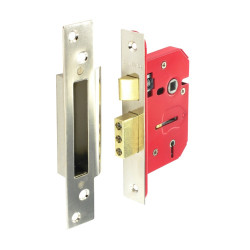 75MM 5LEVER SASH LOCK (BRASS) S1803     