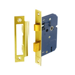 63MM 3LEVER SASH LOCK(BRASS) S1821      