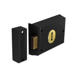 DBL HANDED DEAD LOCK BLK 100MM  S1844