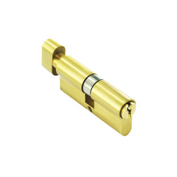 THUMB CYLINDER 35x35MM BRASS   S2044    