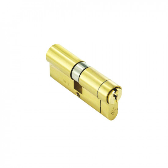 BS EURO CYLINDER 40x60MM BRASS S2082