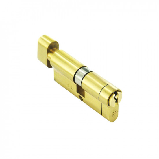 BS THUMB CYLINDER 40x40MM BRASS S2098