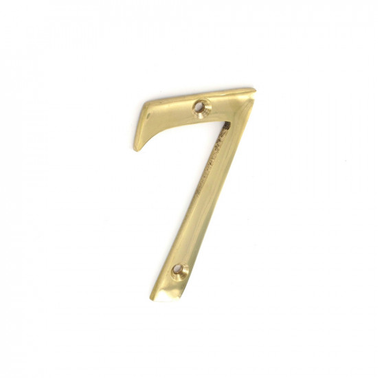 BRASS NUMERAL NO.7 75MM  S2507