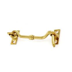 BRASS 100MM CABIN HOOK  S2557