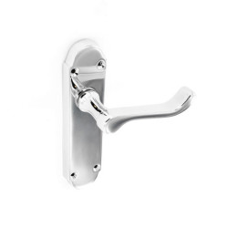 SHAPED LATCH HANDLES (CHROME) S2711     