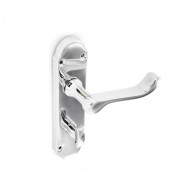 CHROME SHAPED BATH FURN-S2712