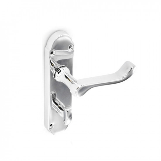 CHROME SHAPED BATH FURN-S2712