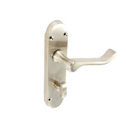 NICKEL SHAPED BATH HANDLE -S2732