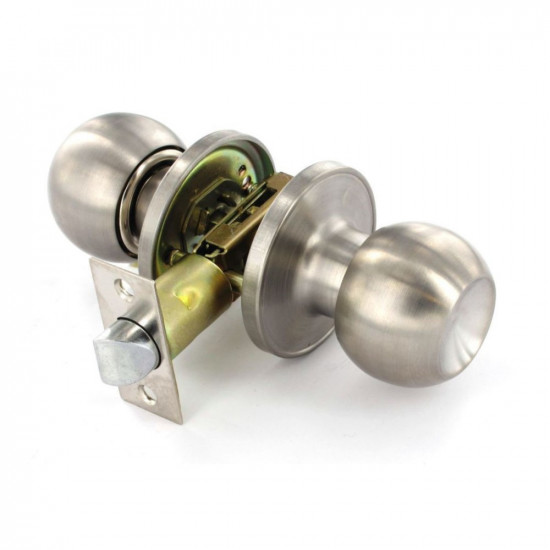 S/STEEL PASSAGE KNOB SET 60/70MM   S2955