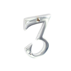 CHROME DOOR NUMBER   3         S2963