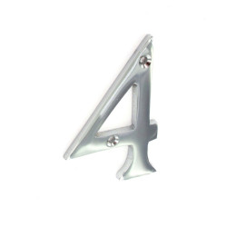 CHROME DOOR NUMBER   4         S2964