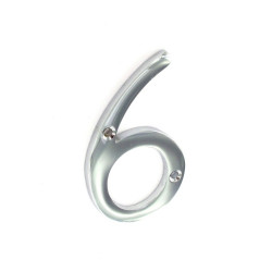 CHROME DOOR NUMBER   6         S2966