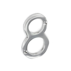 CHROME DOOR NUMBER   8         S2968