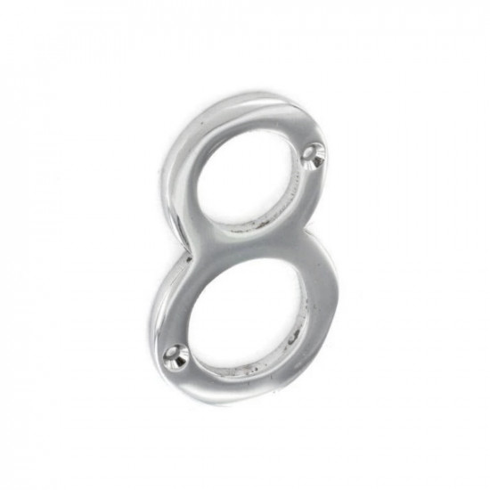 CHROME DOOR NUMBER   8         S2968