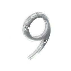 CHROME DOOR NUMBER   9         S2969