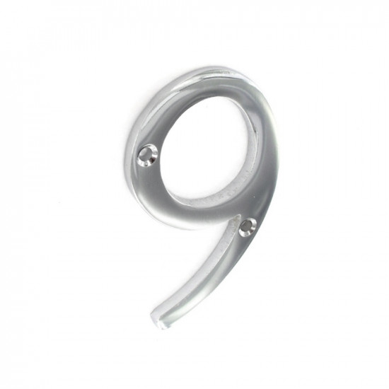CHROME DOOR NUMBER   9         S2969
