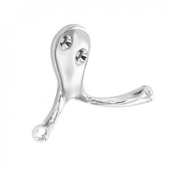 CP DBL ROBE HOOK 75MM  S2982