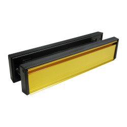DBL-SIDED LETTER PLATE GOLD 40/80  S3065
