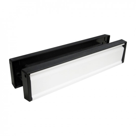 DBL-SIDED LETTER PLATE WHITE 40/80  S3066